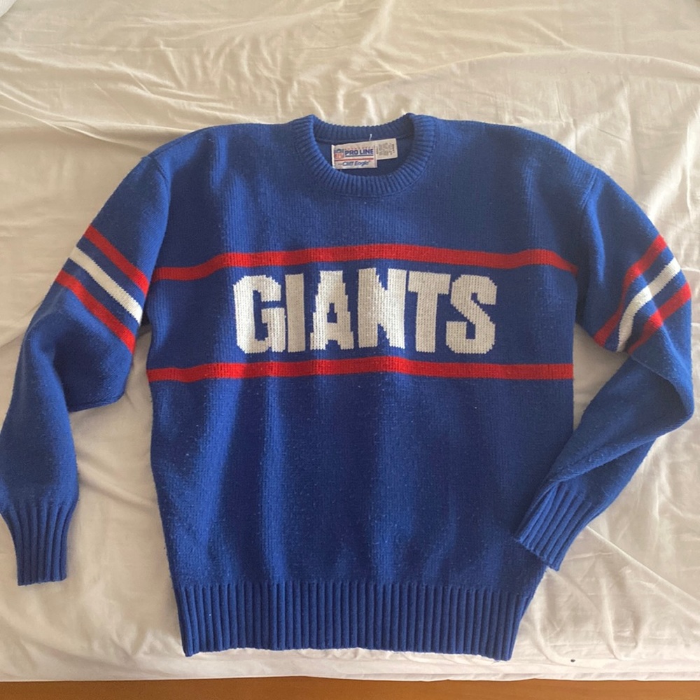 Vintage NY Giants sweater, made in the USA